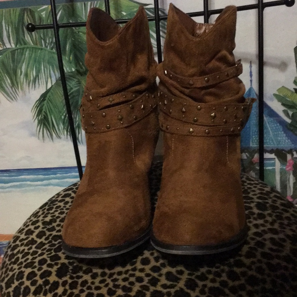 I.D Required Brown Boots